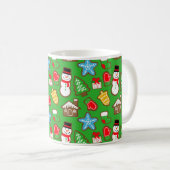 Grüne WeihnachtskochtTasse Kaffeetasse (VorderseiteRechts)