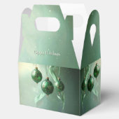 Grüne Weihnachtskugel Feiertags-Geschenkbox Geschenkschachtel (Geöffnet)
