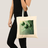 Grüne Weihnachtskugel-Feiertags-Tasche Tragetasche (Vorderseite (Produkt))