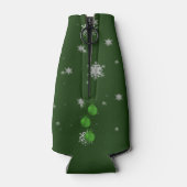 Grüne Weihnachtsschmuck Flasche Cooler Flaschenkühler (Rückseite)