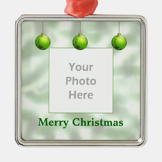 Grüne Weihnachtsschmuck (Foto) (Vorne)