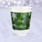 Grüne Weihnachtsschmuck Shotglas Schnapsglas