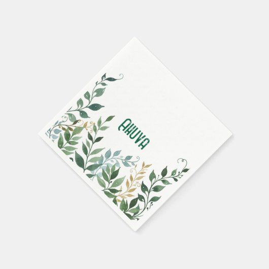 Grüne Weinberge Party Serviette (Ecke)