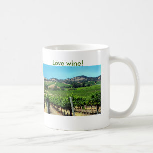 grüne Weinbergphotographie Kaffeetasse