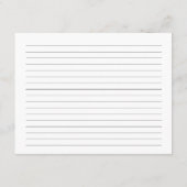 Grüne Weinkarte Begleitkarte (Rückseite)