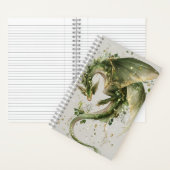 Grüne Weinrebe Wyvern/Dragon Journal Notizblock (Innen)