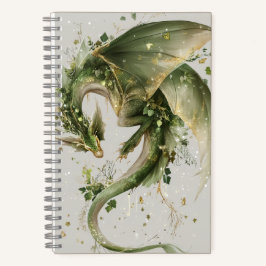 Grüne Weinrebe Wyvern/Dragon Journal Notizblock