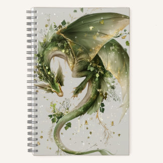 Grüne Weinrebe Wyvern/Dragon Journal Notizblock