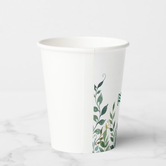 Grüne Weinreben Party Becher (Rechts)