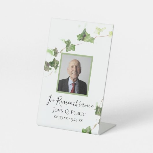 Grüne Weinroute Wasserfarbene Feier des Lebens Sockelschild (Vorderseite)