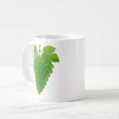 Grüne Weintrauben Kaffeetasse (Vorderseite Links)
