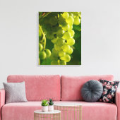 Grüne Weintrauben Leinwanddruck (Insitu (Wohnzimmer))