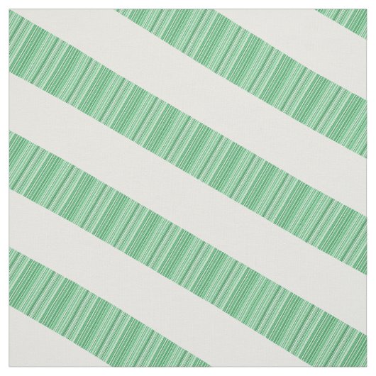Grüne weiße Diagonal Moderne Streifen Stoffe (Muster)