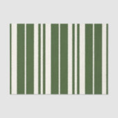 Grüne weiße Streifen Küste Seidenpapier (Vorderseite)