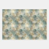 Grüne, weiße tropische Blätter (Vorderseite 2)