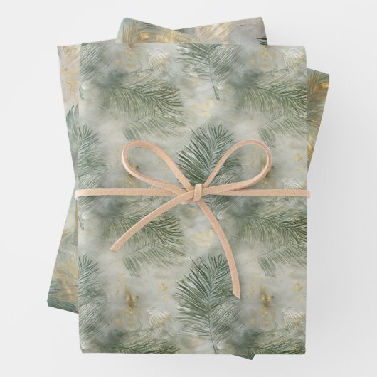 Grüne, weiße tropische Blätter (Beispiel)