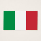 Grüne weiße und rote italienische Farbenkarte (Vorderseite)