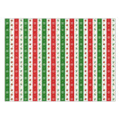 Grüne weiße und rote Weihnachtstischdecke Tischdecke (Vorderseite (Horizontal))