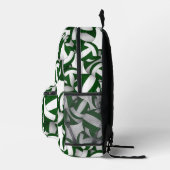 Grüne weiße Volleyball-Mannschaft Farbe: Name des Bedruckter Rucksack (Rechts)
