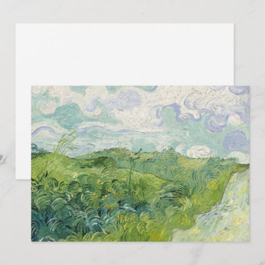 Grüne Weizenfelder, Auber | Vincent van Gogh (Vorne/Hinten)