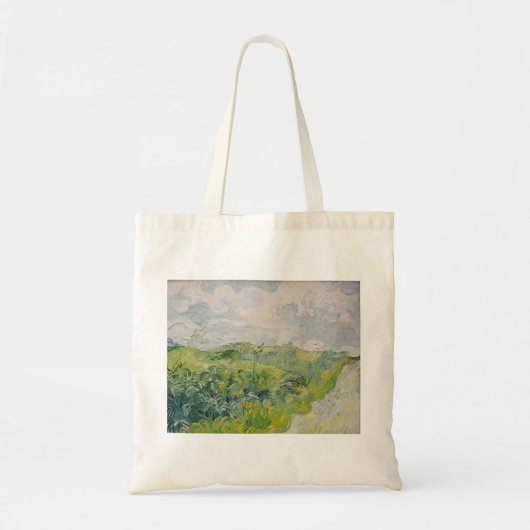 Grüne Weizenfelder - Van Gogh - c1889 Tragetasche (Vorne)