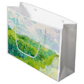 Grüne Weizenfelder, Van Gogh Große Geschenktüte (Vorderseite Schrägansicht)