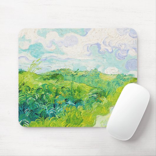 Grüne Weizenfelder, Van Gogh Mousepad (Mit Mouse)