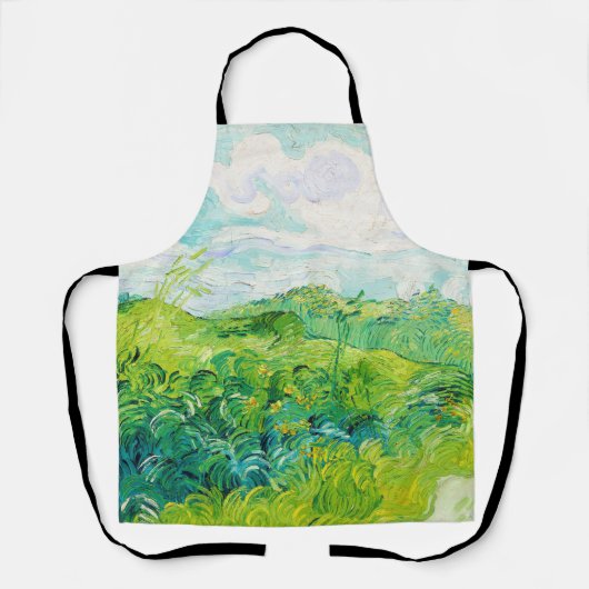 Grüne Weizenfelder, Van Gogh Schürze (Vorderseite)