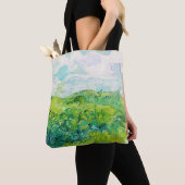 Grüne Weizenfelder, Van Gogh Tasche (Von Nahem)