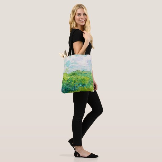 Grüne Weizenfelder, Van Gogh Tasche (Am Model)