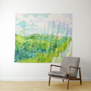 Grüne Weizenfelder, Van Gogh Wandteppich