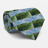 Grüne Weizenfelder von Vincent van Gogh Krawatte (Gerollt)