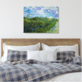 Grüne Weizenfelder von Vincent van Gogh Leinwanddruck (Insitu (Schlafzimmer))