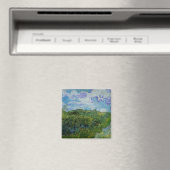 Grüne Weizenfelder von Vincent van Gogh Magnet (In Situ (Geschirrspüler))