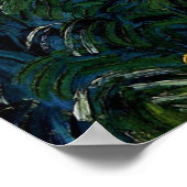 Grüne Weizenfelder von Vincent van Gogh Poster (Ecke)