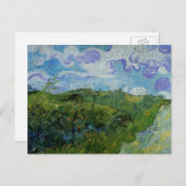 Grüne Weizenfelder von Vincent van Gogh Postkarte (Vorne/Hinten)