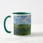 Grüne Weizenfelder von Vincent van Gogh Tasse (Links)