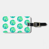 Grüne Welle Gepäckanhänger (Vorderseite horizontal)