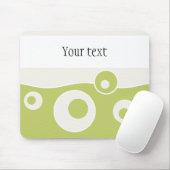 Grüne Welle Mousepad (Mit Mouse)