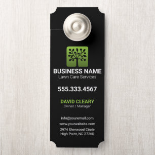 Grüne Welle Professionelle Baumrasenpflege Türanhänger