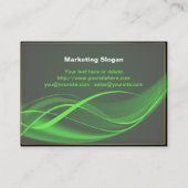 Grüne Welle Visitenkarte (Rückseite)