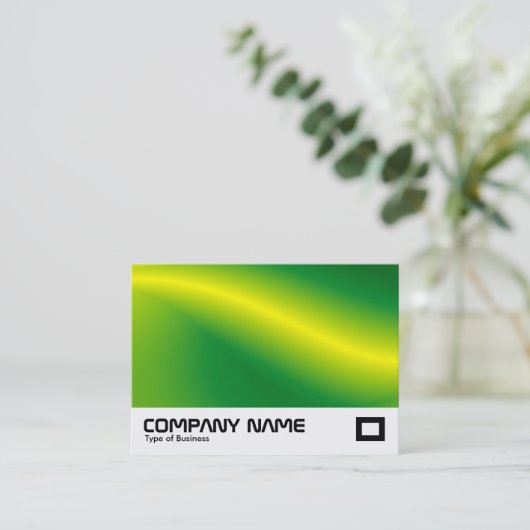 Grüne Welle Visitenkarte (Stehend Vorderseite)