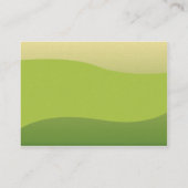 Grüne Wellen - Chubyy Visitenkarte (Rückseite)