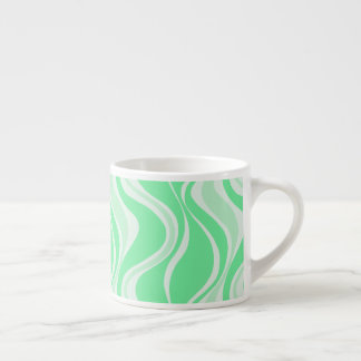 Grüne Wellen Espressotasse