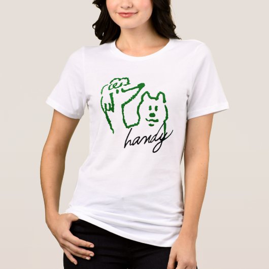 Grüne WelpenT - Shirt (Vorderseite)