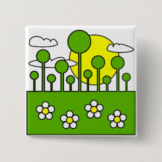 Grüne Welt Button