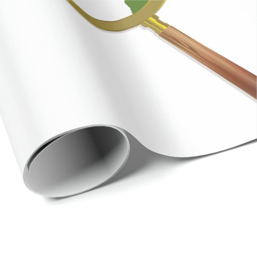 Grüne Welt Geschenkpapier (Rolleneckpunkt)