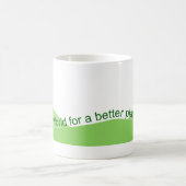 Grüne Welt Kaffeetasse (Mittel)