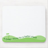 Grüne Welt Mousepad (Vorne)