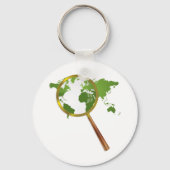 Grüne Welt Schlüsselanhänger (Vorderseite)